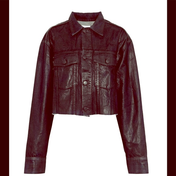 Current/Elliott Jackets & Blazers - Current/Elliott ‘Cut-off boyfriend’ coated jacket